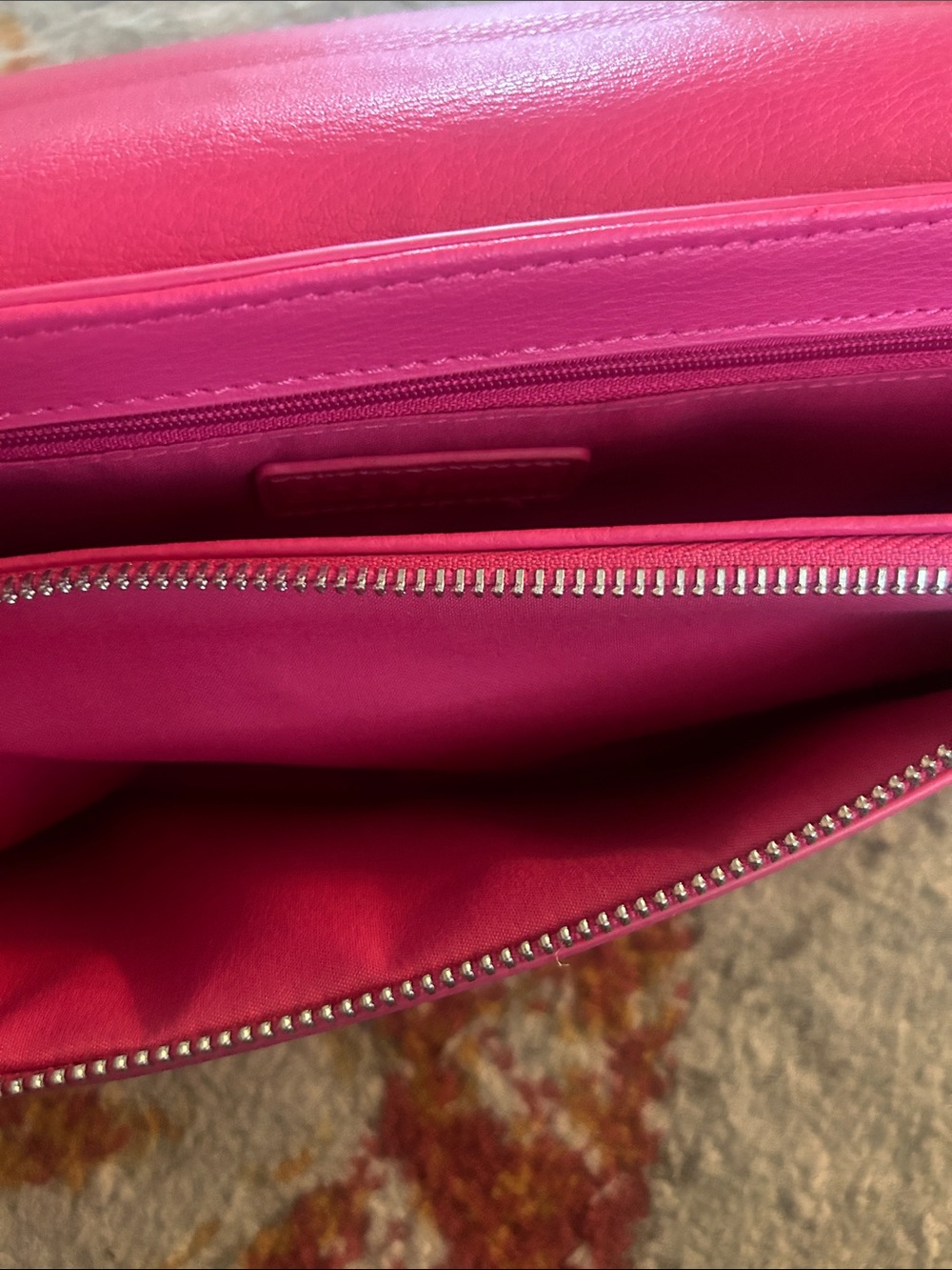 BCBGeneration Pink Leather Shoulder Bag - Picture 6 of 8